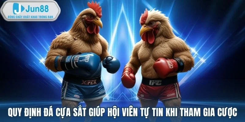 Quy định đá cựa sắt giúp hội viên tự tin khi tham gia cược Quy định đá cựa sắt giúp hội viên tự tin khi tham gia cược